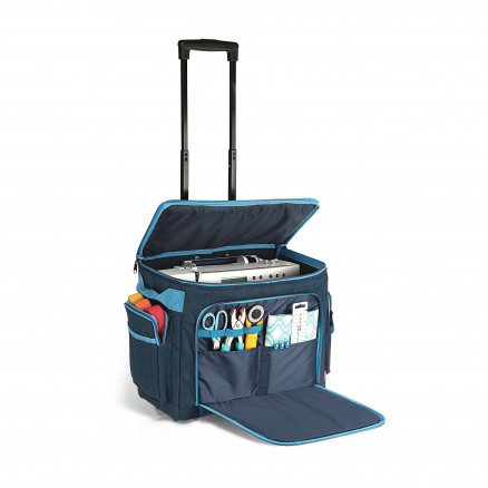Prym Symaskine Trolley Taske Jeansblå Bomuld 44x22x36cm