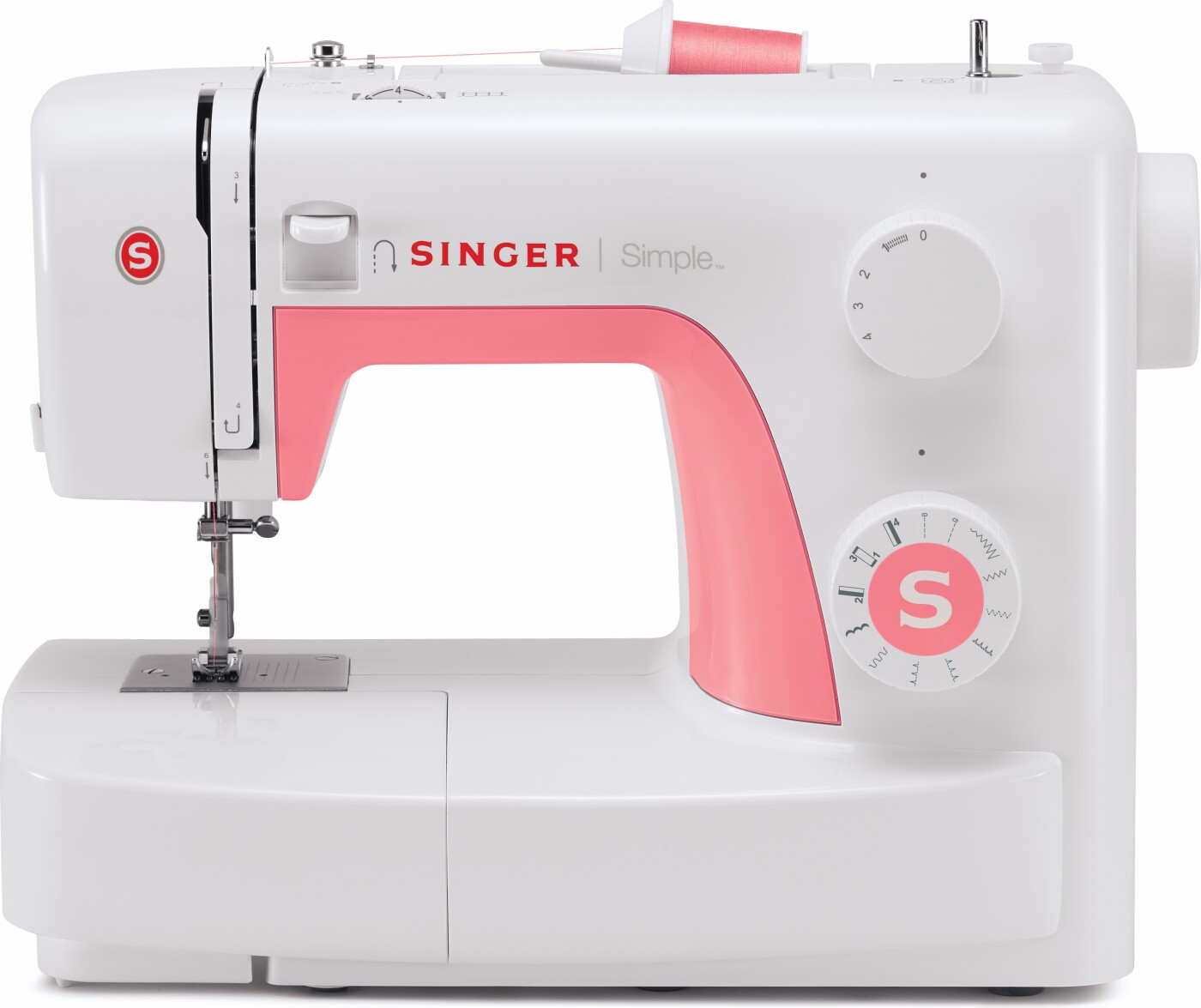 Singer Simple 3210 Symaskine Hvid Pink